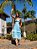 Vestido Tricot Midi Madalena Azul - Imagem 1