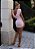 Vestido curto Maite Rosa claro - Imagem 2