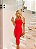 Vestido midi Brisa Vermelho - Imagem 3