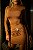 Vestido Curto Ingrid Marrom - Imagem 2