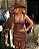 Vestido curto Croco Marrom - Imagem 4