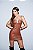 Vestido curto Croco Marrom - Imagem 3