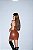 Vestido curto Croco Marrom - Imagem 4