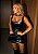 Vestido curto Mara - Preto - Imagem 2