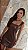 Vestido curto Mara - Marrom - Imagem 1