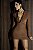 Vestido curto Vanessa - Marrom - Imagem 1