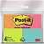Bloco Adesivo Post-it 4 Cores 38mmx50mm Com 200fls - 3M - Imagem 1