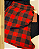 Pijama Alça Xadrez Vermelho - Imagem 3