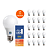 KIT 20 Lâmpadas Led 9w Branco Frio Bulbo E27 Bivolt 127/220V - Imagem 1