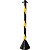 Pedestal Sinalizacao Zebrado 90cm Kteli - Imagem 1