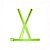 Colete X - Verde C/ Refletivo Plastcor - Imagem 2