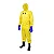 Macacão impermeável 7001 Nylon Tamanho G Amarelo CA 43617 - Imagem 1