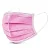 Máscara Tripla Com Elástico Rosa Medix Cx/50 un - Imagem 1