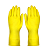 Luva de Latex Amarela Tamanho 10 Plastcor Ca 34141 - Imagem 1