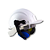 Capacete Branco com Abafador Conjugado 16db Plastcor CA31469 - Imagem 1
