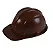 CAPACETE PLASTCOR CA 31469 MARROM - Imagem 1