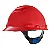 CAPACETE 3M H-700 CA 29638 VERMELHO - Imagem 1