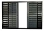 Janela Veneziana 6 Folhas Sem Grade - Alumínio Preto - Linha Modular - Imagem 1