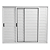 Janela Veneziana 3 Folhas Sem Grade - Alumínio Branco - Linha Modular - Imagem 1