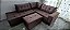 SOFA DE CANTO 5 LUGARES TUCSON COM PUFF - Imagem 1