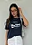 T-shirt Plus Size Azul Marinho New York - Imagem 1