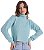 Cropped Tricot Azul - Imagem 1
