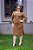 Vestido Canelado Decote Quadrado - Imagem 1