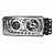 FAROL PRINCIPAL PARA IVECO HI-WAY LD LED CROMADO EDN - Imagem 1