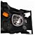 FAROL SCANIA SÉRIE 5 APÓS 2009 H7 H1 ESQUERDO MÁSCARA NEGRA - Imagem 5