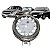FAROL DE NEBLINA REDONDO 8 LEDS BIVOLT CAMINHONETE TRATOR - Imagem 1