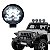 FAROL DE MILHA TRABALHO REDONDO 9 LEDS OFF ROAD  UNIVERSAL - Imagem 1