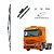 PALHETA LIMPADOR 28P PARA MERCEDES ACTROS 2021 COM ESGUICHO - Imagem 3