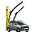 PAR PALHETA LIMPADORA 24P PARABRISA PARA FIAT IDEA 2011-2014 - Imagem 1