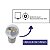 PAR LÂMPADA LED 24V AUTOPOLI 3W BRANCO ALTO BRILHO 1141 - Imagem 3