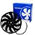 ELETROVENTILADOR VENTOINHA 24V UNIVERSAL 120W 254MM (10 PAS) - Imagem 1