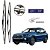 PAR PALHETA LIMPADOR DIANT PARA HILUX GOL FOCUS A3 X3 DYNA - Imagem 4