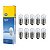 KIT 10 LAMPADAS 67 LUZ PISCA 12V 5W STANDART 1 POLO HELLA - Imagem 8