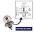 LAMPADA AUTOMOTIVA ASSIMETRICA STANDART 24V BOLINHA HELLA - Imagem 2