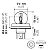 LAMPADA AUTOMOTIVA ASSIMETRICA STANDART 24V BOLINHA HELLA - Imagem 4