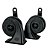 PAR BUZINA CARACOL CHIFRE UNIV AUTOMOTIVA 12V 2T CARRO HELLA - Imagem 5