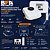 KIT AR CONDICIONADO 12V TETO CAMINHAO MOTORHOME VAN ELETRICO - Imagem 9