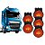KIT 5 UNI LANTERNA LATERAL PARA RANDON BIVOLT C/ SUP AM EDN - Imagem 1
