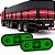 PAR LANTERNA LATERAL VERDE BIVOLT PARA FACHINNI S/ SUPORTE - Imagem 1