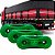 KIT LANTERNA ABS PARA CARRETA FACCHINI LATERAL ASPOCK VERDE - Imagem 1
