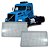 PAR LENTE FAROL PRINCIPAL VIDRO PARA VOLVO NL10 NL12 87-97 - Imagem 5