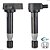 Kit 4 Bobina Ignição Honda Civic 1.7 2002 2003 2004 2005 - Imagem 3