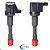 Bobina Ignição P/ Honda Fit 1.4 8v Traseira 2004 2005 A 2008 - Imagem 5