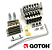 Ponte Floyde Rose Gotoh GE 1996T / GHL2 C - completa c/ trava de 43mm Cor: Cromada (bloco 40mm) - Imagem 1