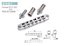 Ponte Gotoh TIPO TUNE-O-MATIC GE-103B-T-C para LP Cromada - Imagem 1