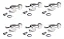 Tarraxas GOTOH SG 381-05L - C - 6 em linha Cor: C Cromada - Imagem 1